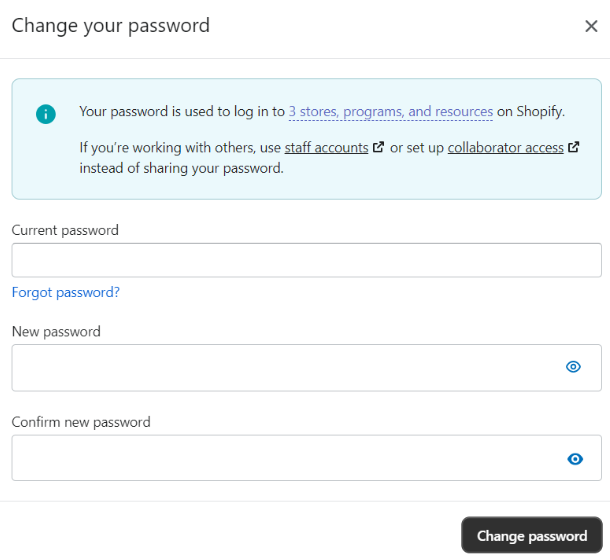 Create A New Password