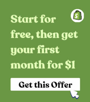 shpify free trial at $1