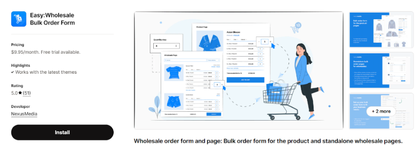 Easy: Wholesale Order Form 
