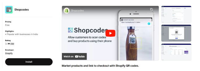 Shopcodes by Shopify
